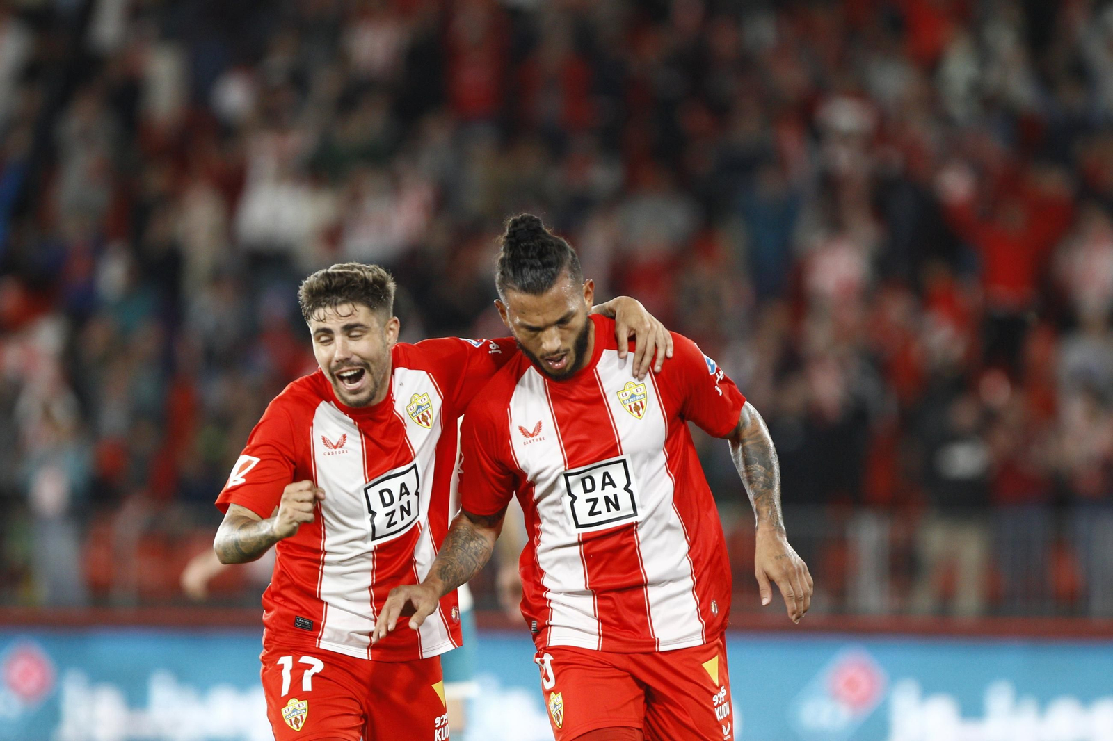 Las mejores imágenes del partido de fútbol U.D. Almería-Córdoba C.F.