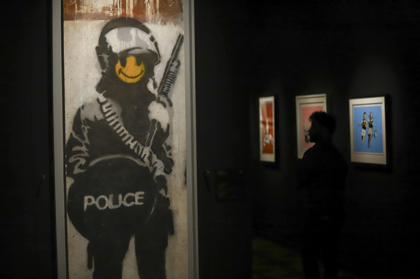 Las fotos de la exposición 'Banksy. The art of protest' en La Térmica, en Málaga