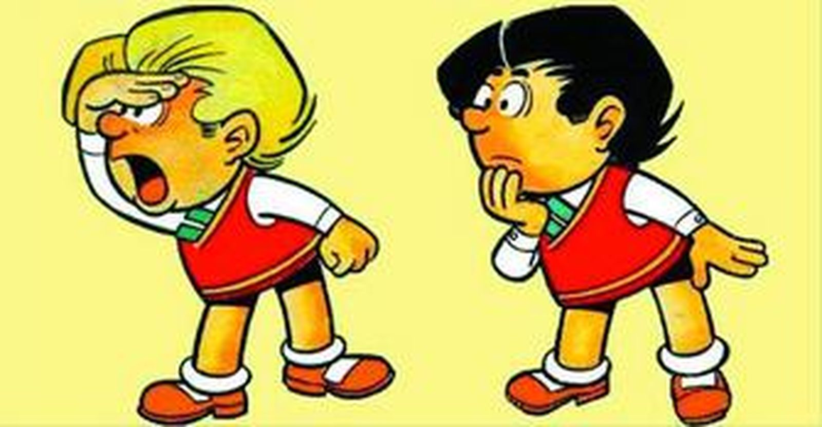 Zipi y Zape, las creaciones inmortales de Escobar, uno de los grandes del tebeo español.