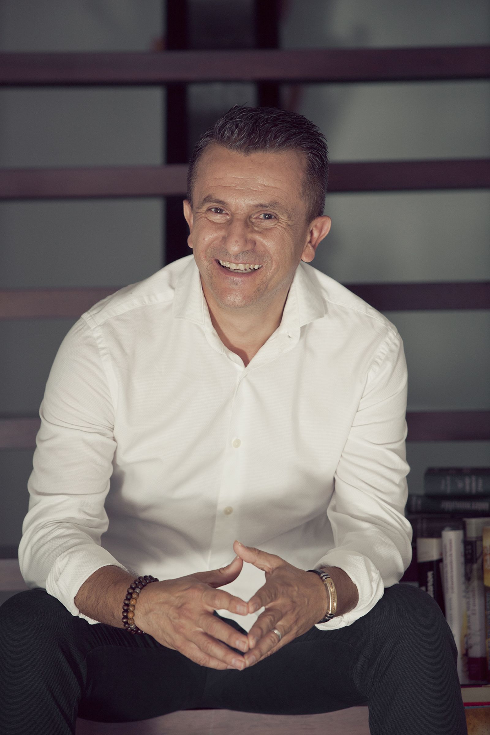 El coach Emilio Calvo.