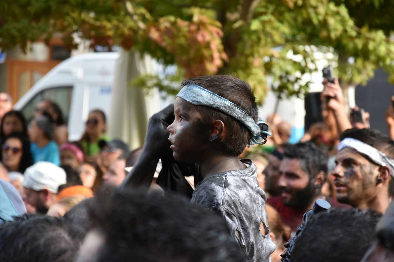 Imágenes del Cascamorras en Baza