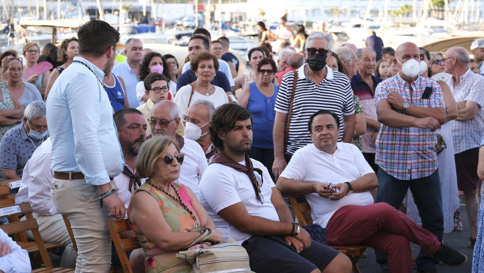 Procesión marinera de la Virgen del Carmen en Aguadulce