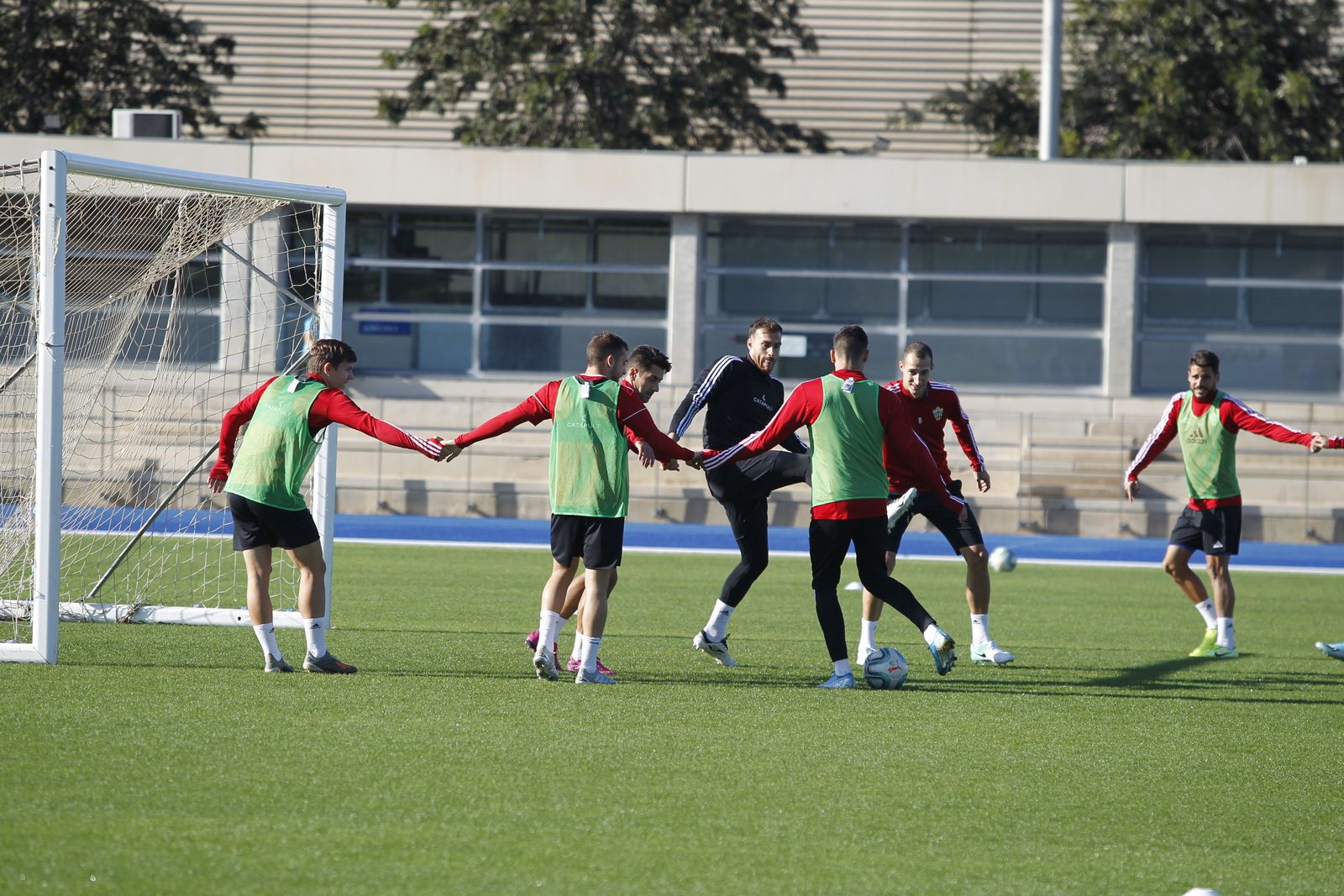 Fotogalería del entrenamiento del Almería previa al partido ante el Numancia