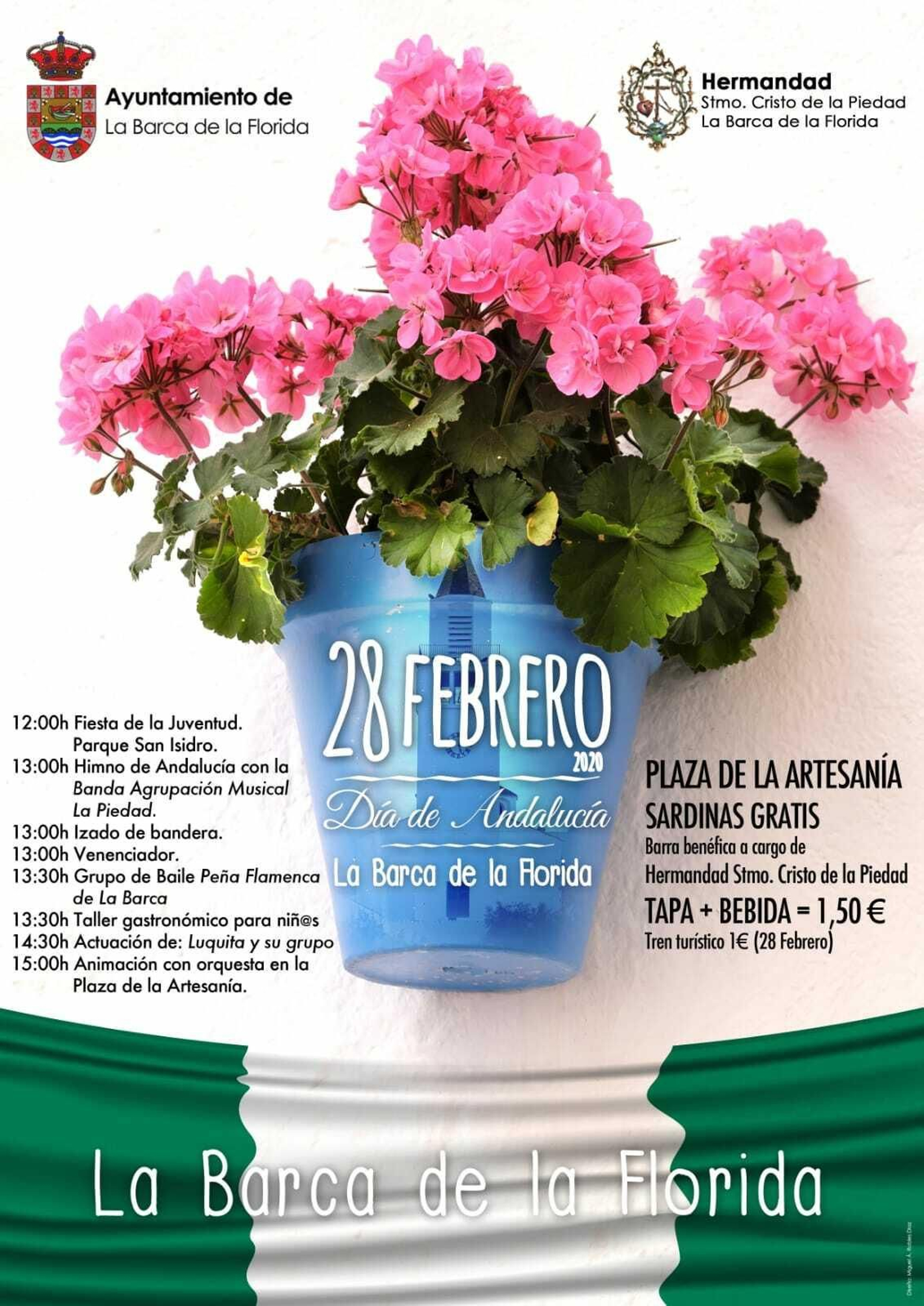 La Barca. La plaza de la Artesanía es el centro de las actividades en la ELA. El programa comienza a las 12 horas (con la fiesta de la juventud en el parque San Isidro) y se desarrollará hasta pasadas las 15 horas con música y talleres infantiles.