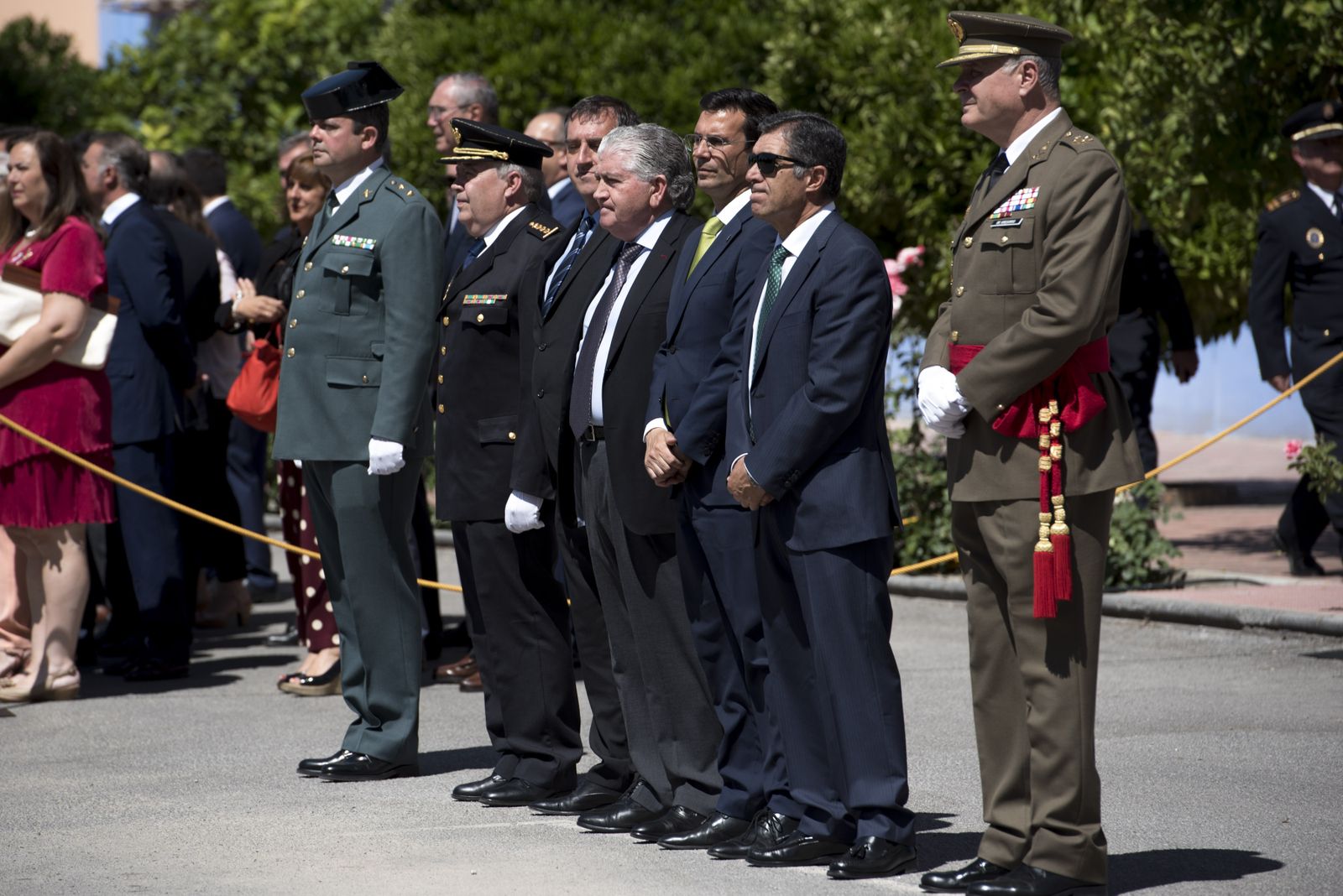 Acto de celebración del 175 aniversario de la Guardia Civil en Granada