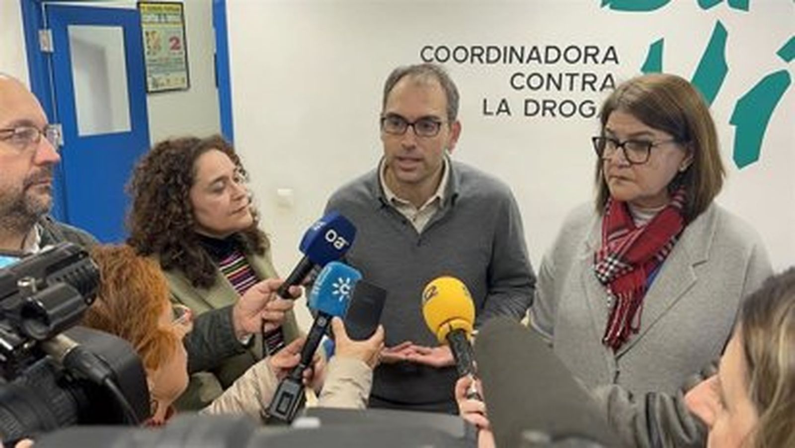 Toni Valero en una rueda de prensa en Algeciras