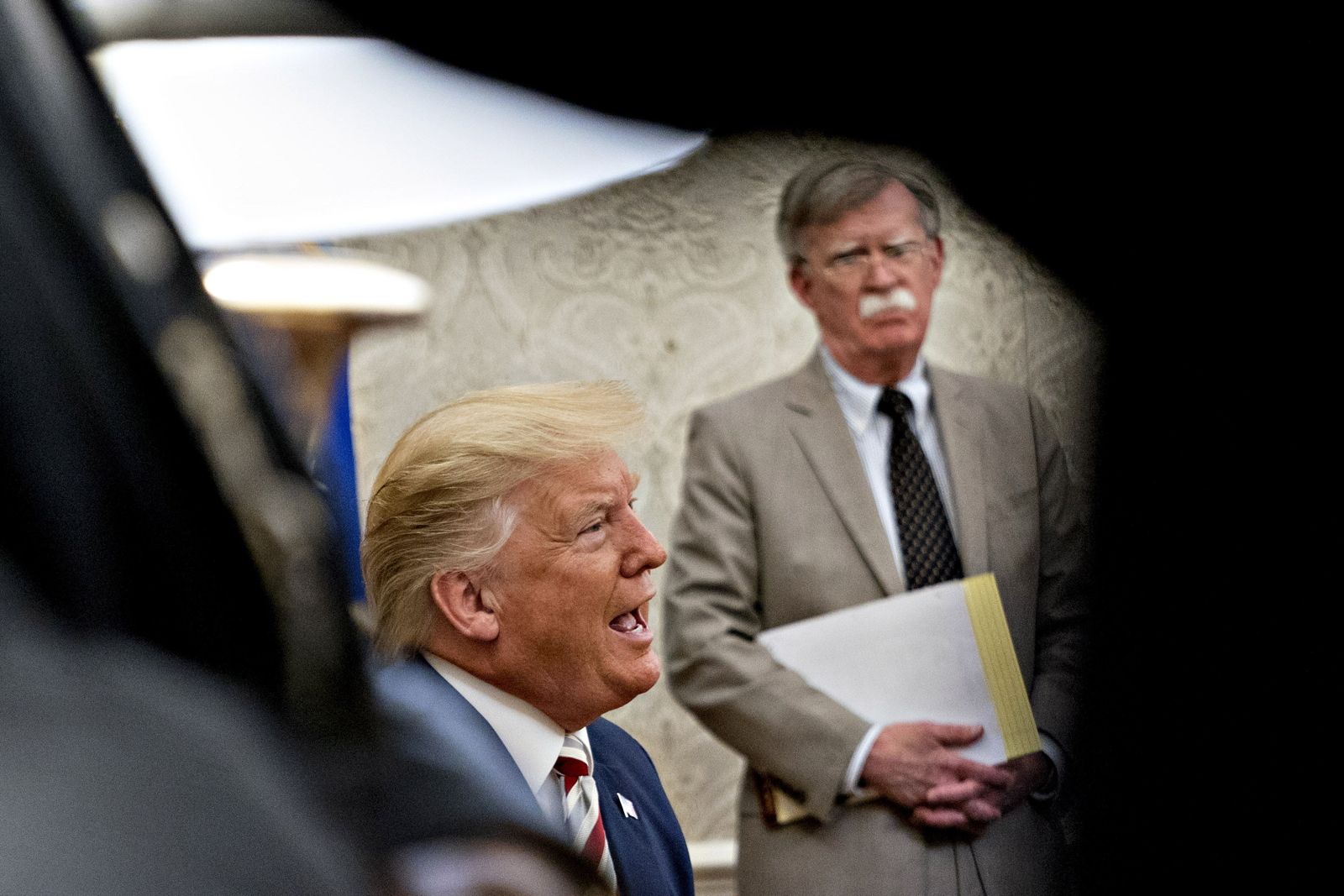 Donald Trump y John Bolton
