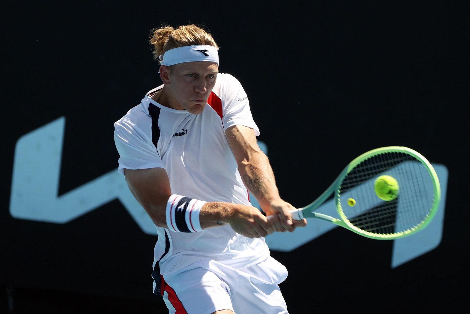 Las fotos del Davidovic - Bublik en el Open de Australia