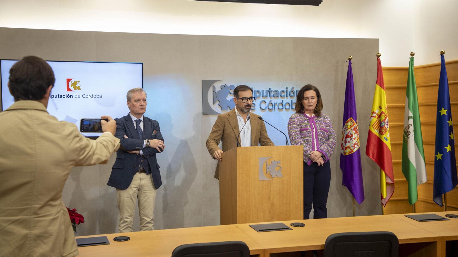 Félix Romero presenta el proyecto en el Palacio de la Merced. Félix Romero presenta el proyecto en el Palacio de la Merced.