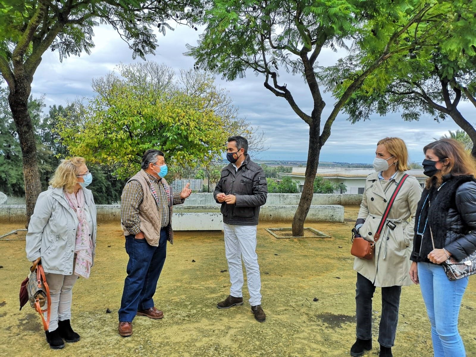 La representación del Partido Popular, en Los Albarizones.