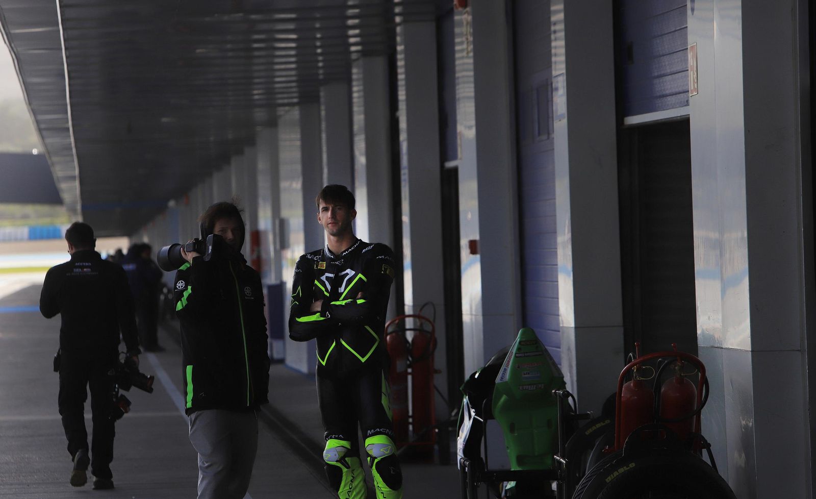 Imágenes del entrenamiento de Superbike en el Circuito de Jerez