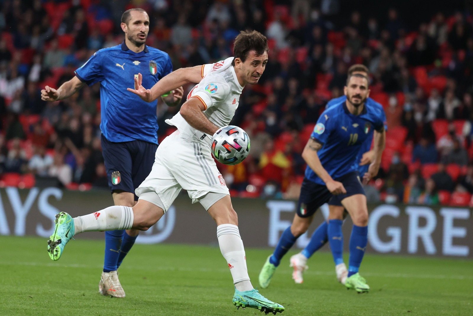 Las imágenes de la semifinal Italia-España de Eurocopa