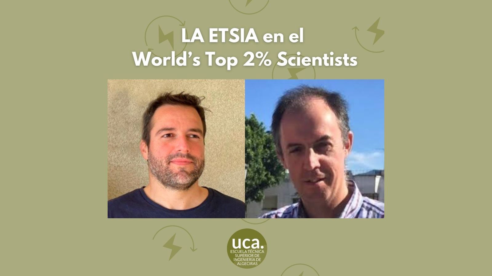 Luis M. Fernández Ramírez y Pablo García Triviño, investigadores de la Escuela Técnica Superior de Ingeniería de Algeciras.