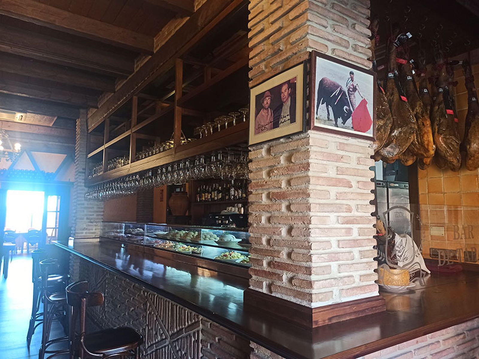 Zona de la barra de la Venta Los Cortijillos.