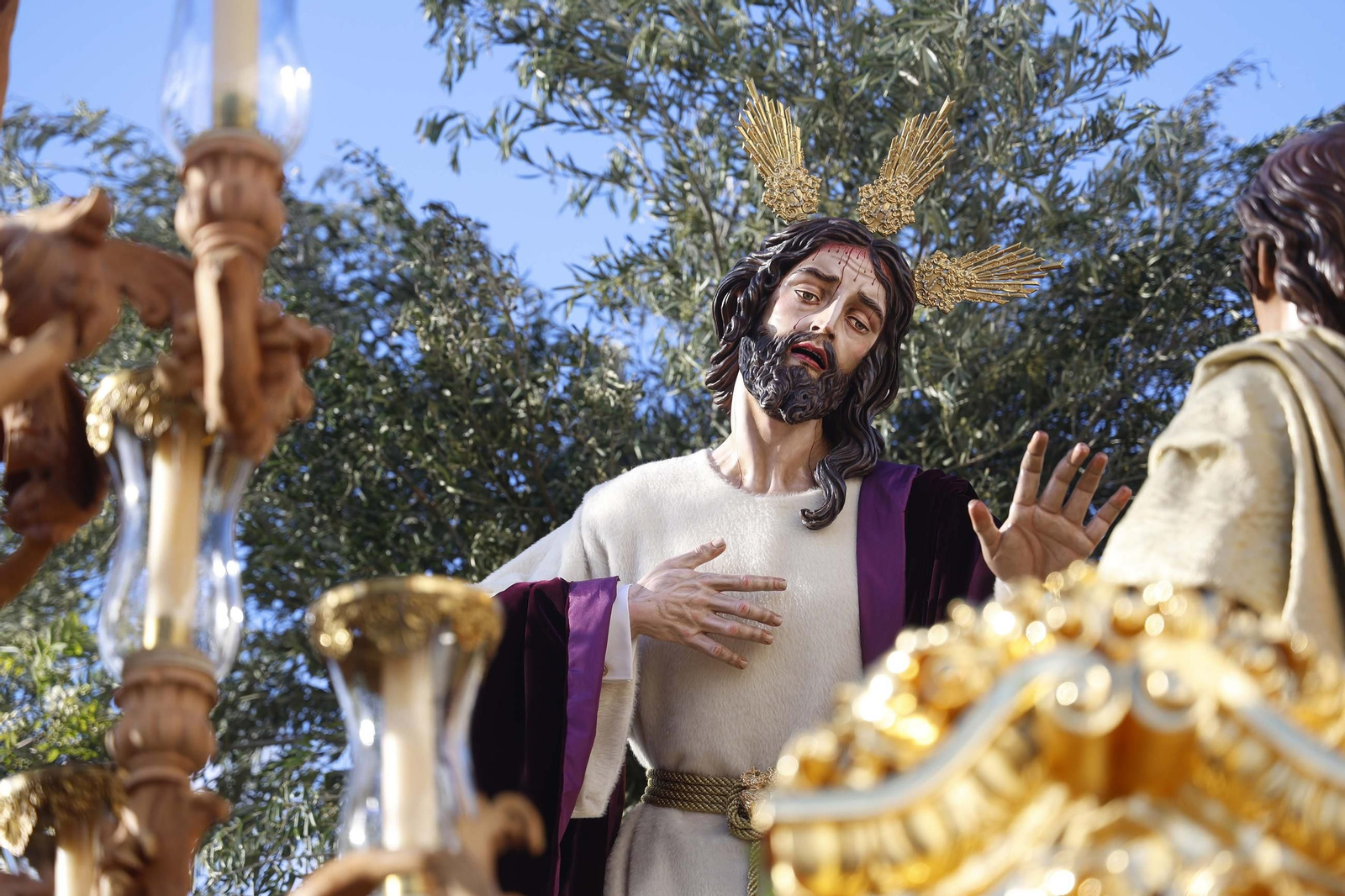 Fotos del Miércoles Santo en La Línea Oración en el Huerto, Abandono y Medinaceli