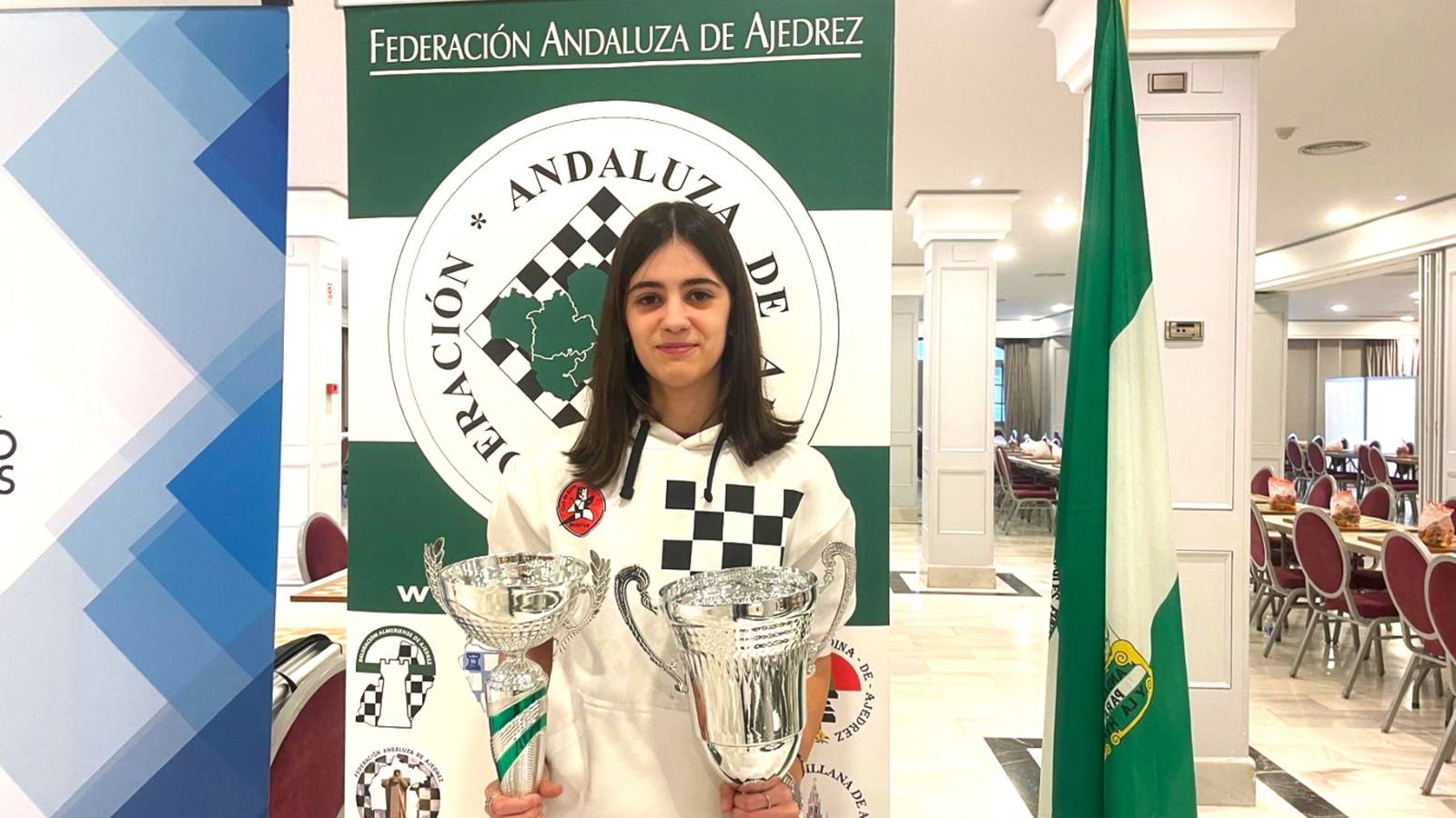 Aitana Portero Bravo, doble campeona de Andalucía en categoría juvenil y absoluta.