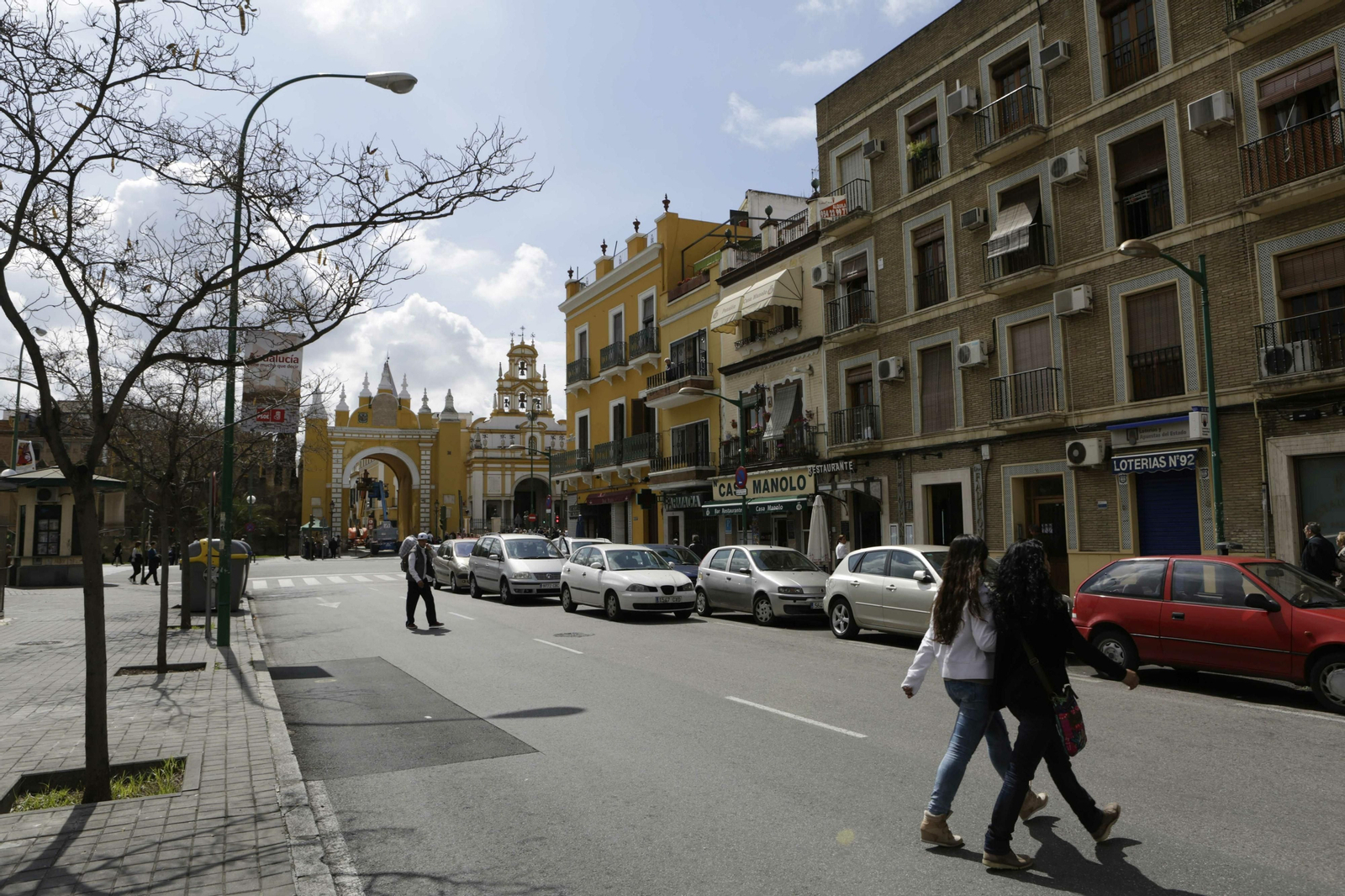 La calle Don Fadrique en la Macarena.