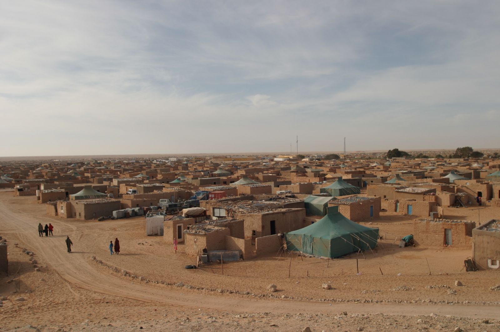 Campamentos de refugiados saharauis.