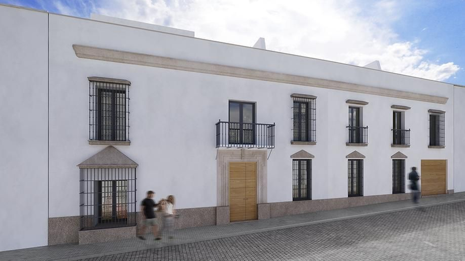 El alzado de la construcción que se prevé edificar en la calle Ganado. El alzado de la construcción que se prevé edificar en la calle Ganado.