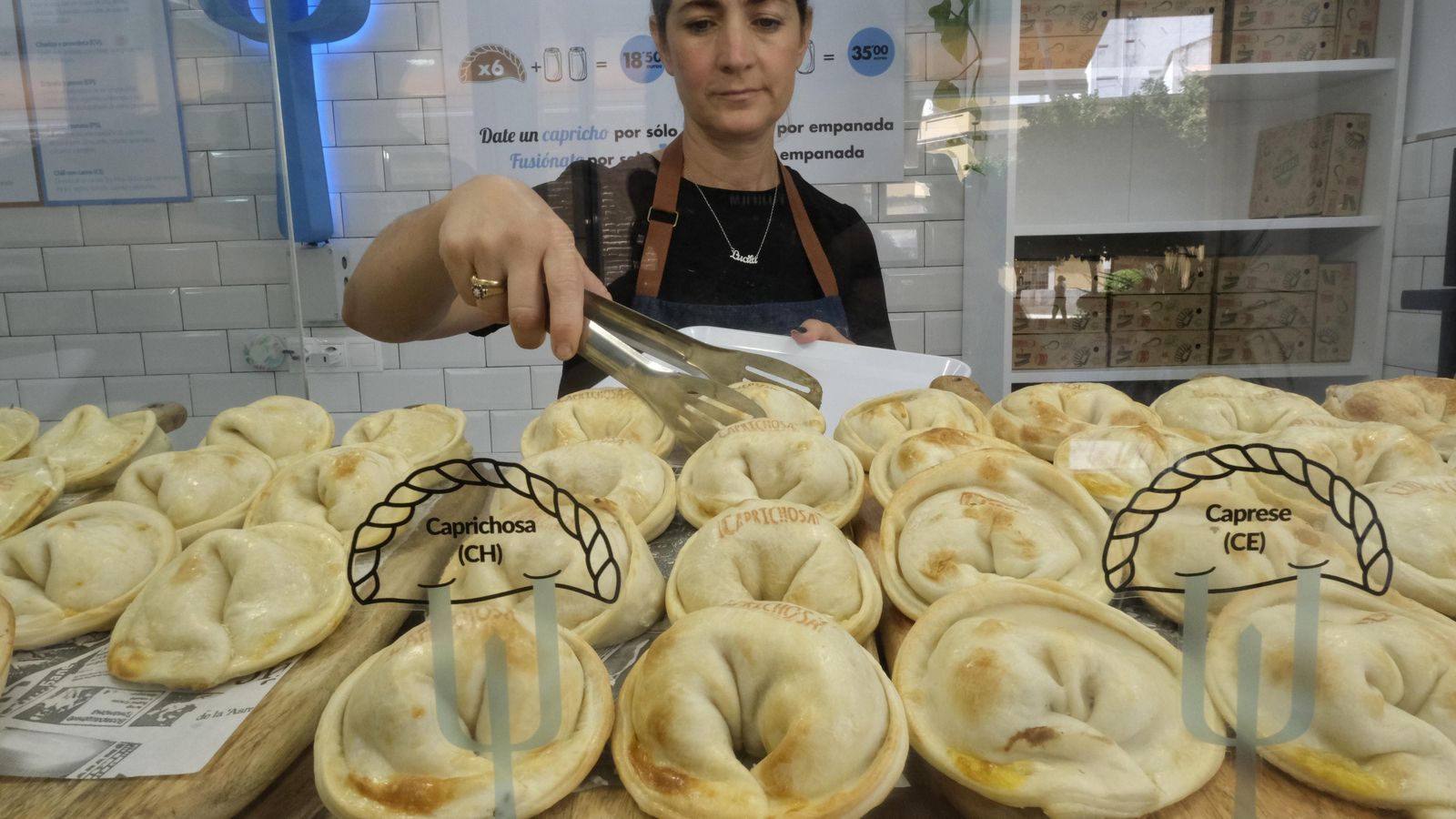 La caprichosa y la caprese no faltan en la oferta gastronómica del establecimiento argentino