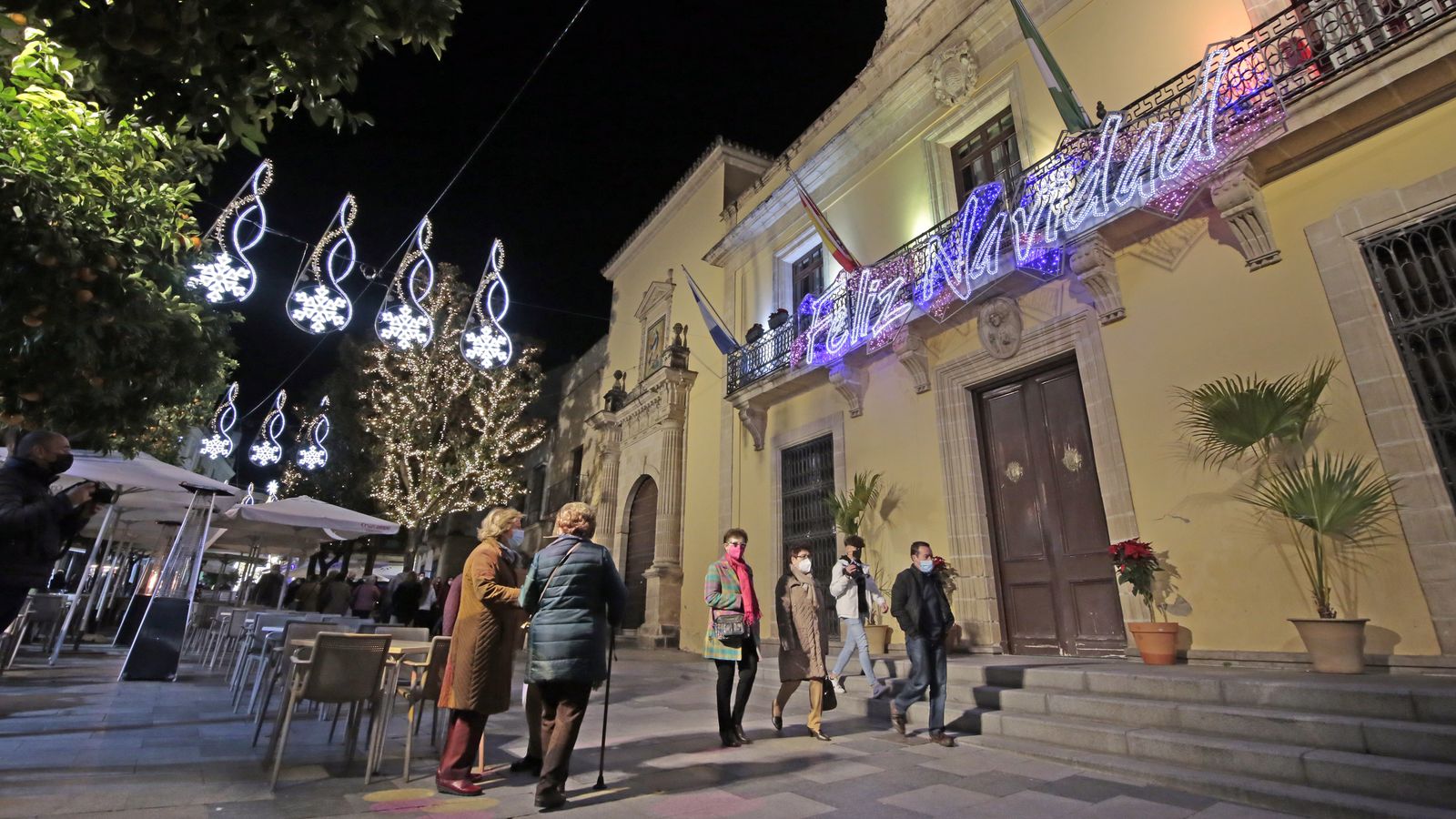 Jerez inaugura su alumbrado navideño