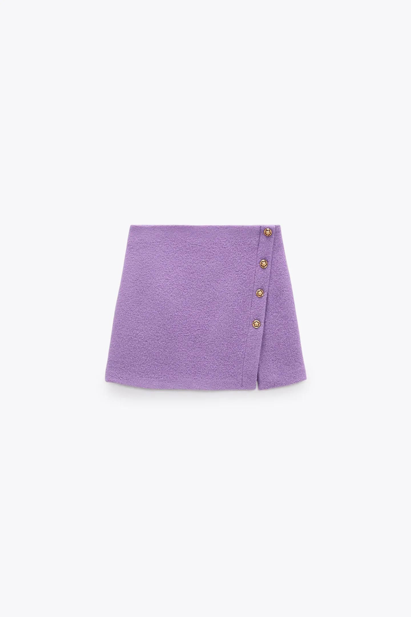 La mini falda malva de Zara que llevaría Rachel Green. La mini falda malva de Zara que llevaría Rachel Green.