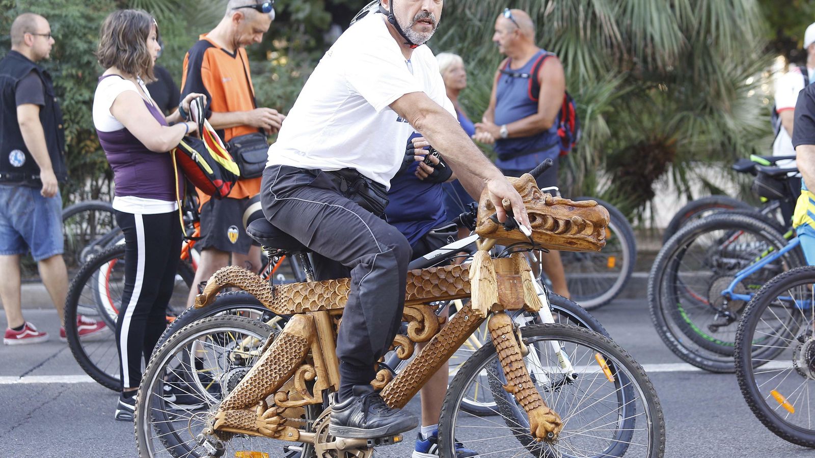 Pepe y su 'Dragón Bike'.