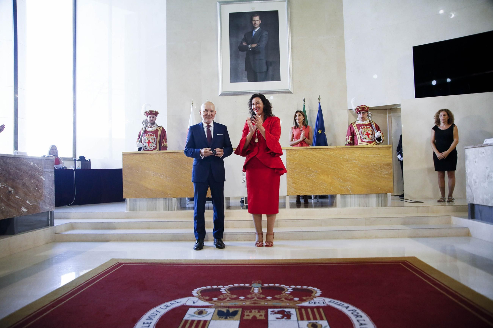 Las imágenes de los acto conmemorativo a los Coloraos