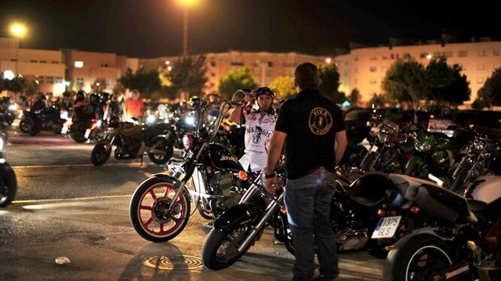 Una concentración de moteros, en una imagen de archivo