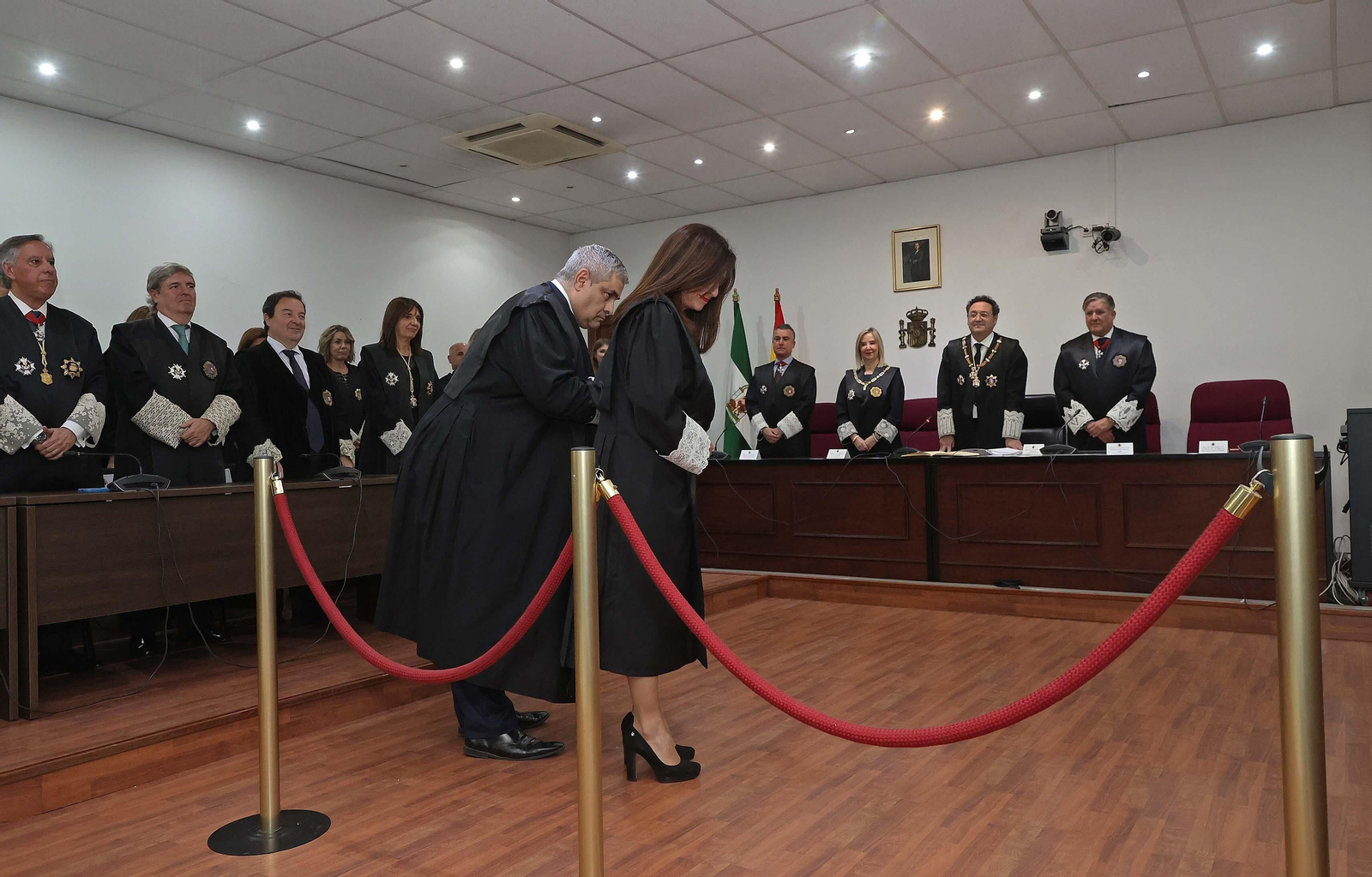 La toma de posesión de Aurora Andrés como nueva Fiscal Jefe del Área de Algeciras, en imágenes