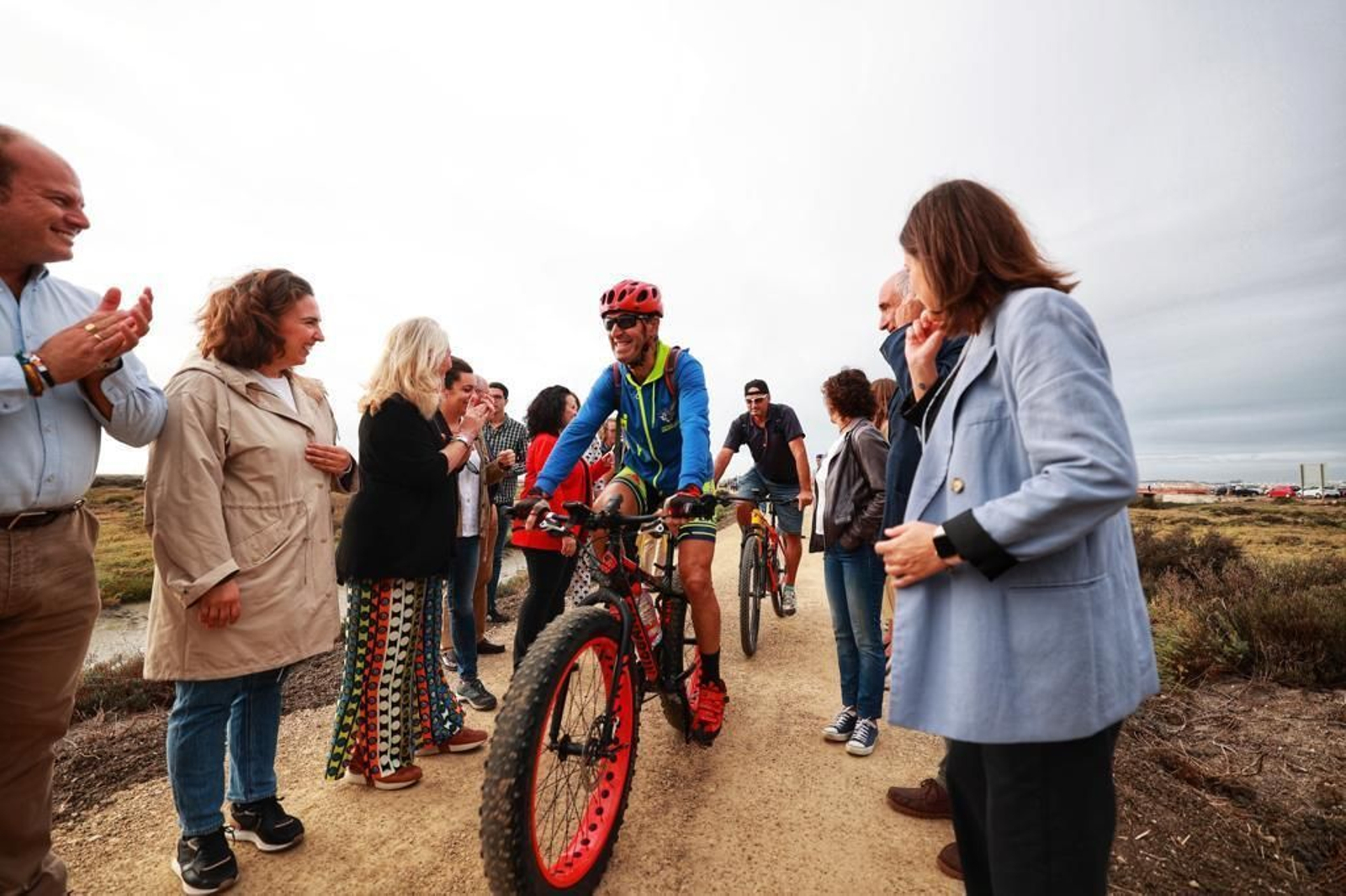 Inauguración del nuevo sendero entre San Fernando y Chiclana