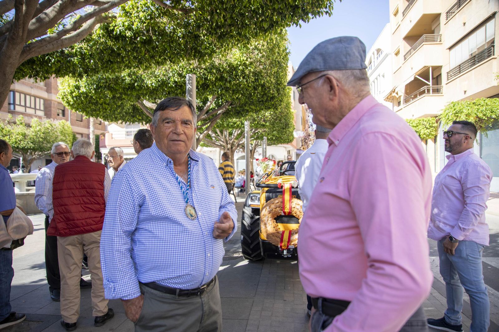 Las imágnes de la misa y procesión en honor a San Marcos en El Ejido