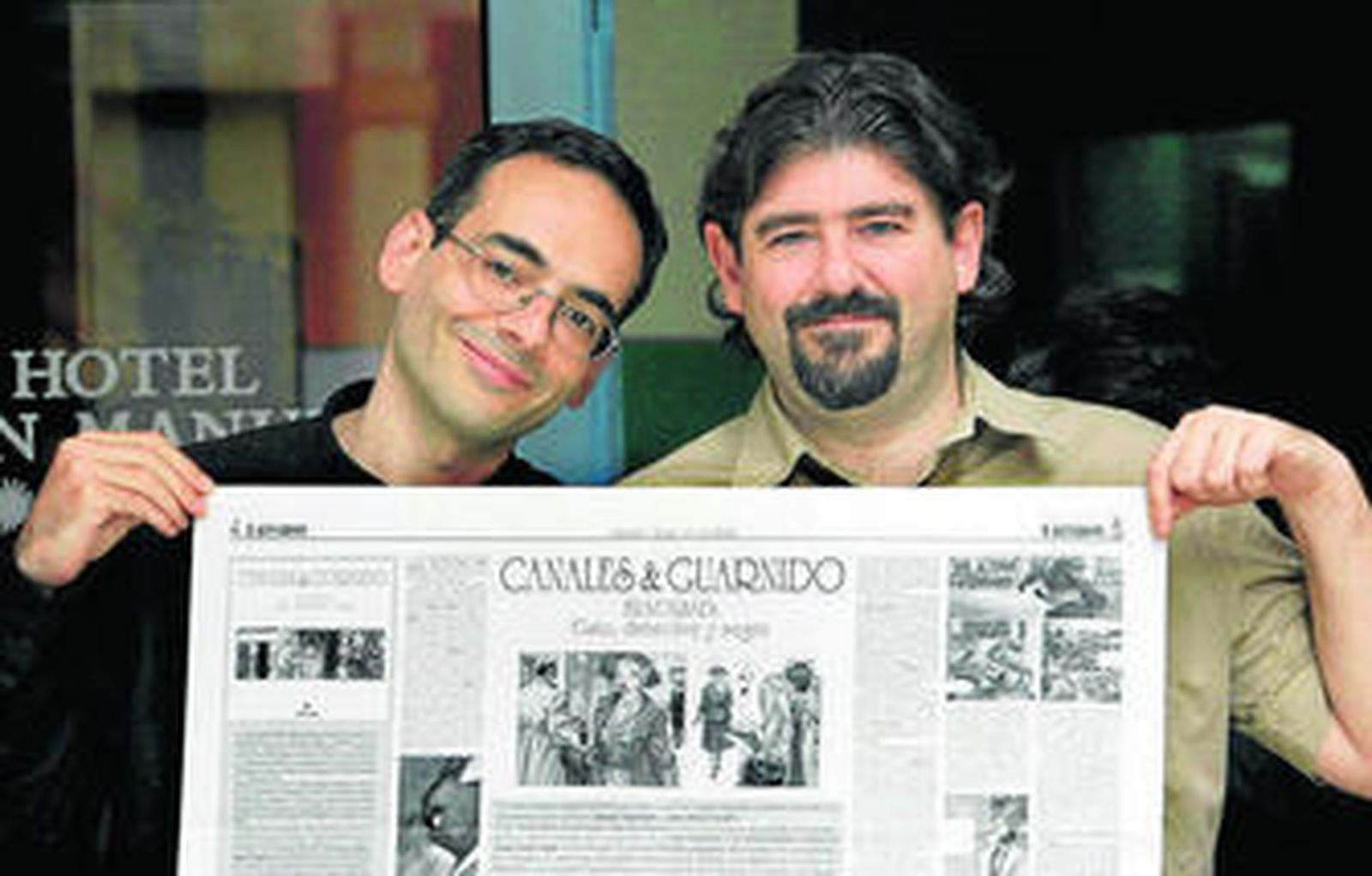 Fotografía de archivo de Juan Díaz Canales (izquieda) y Juanjo Garnido.