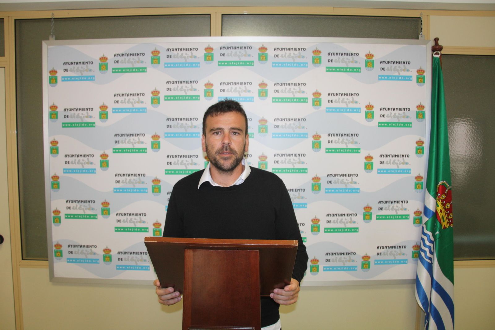 Desiderio Enciso, ayer.