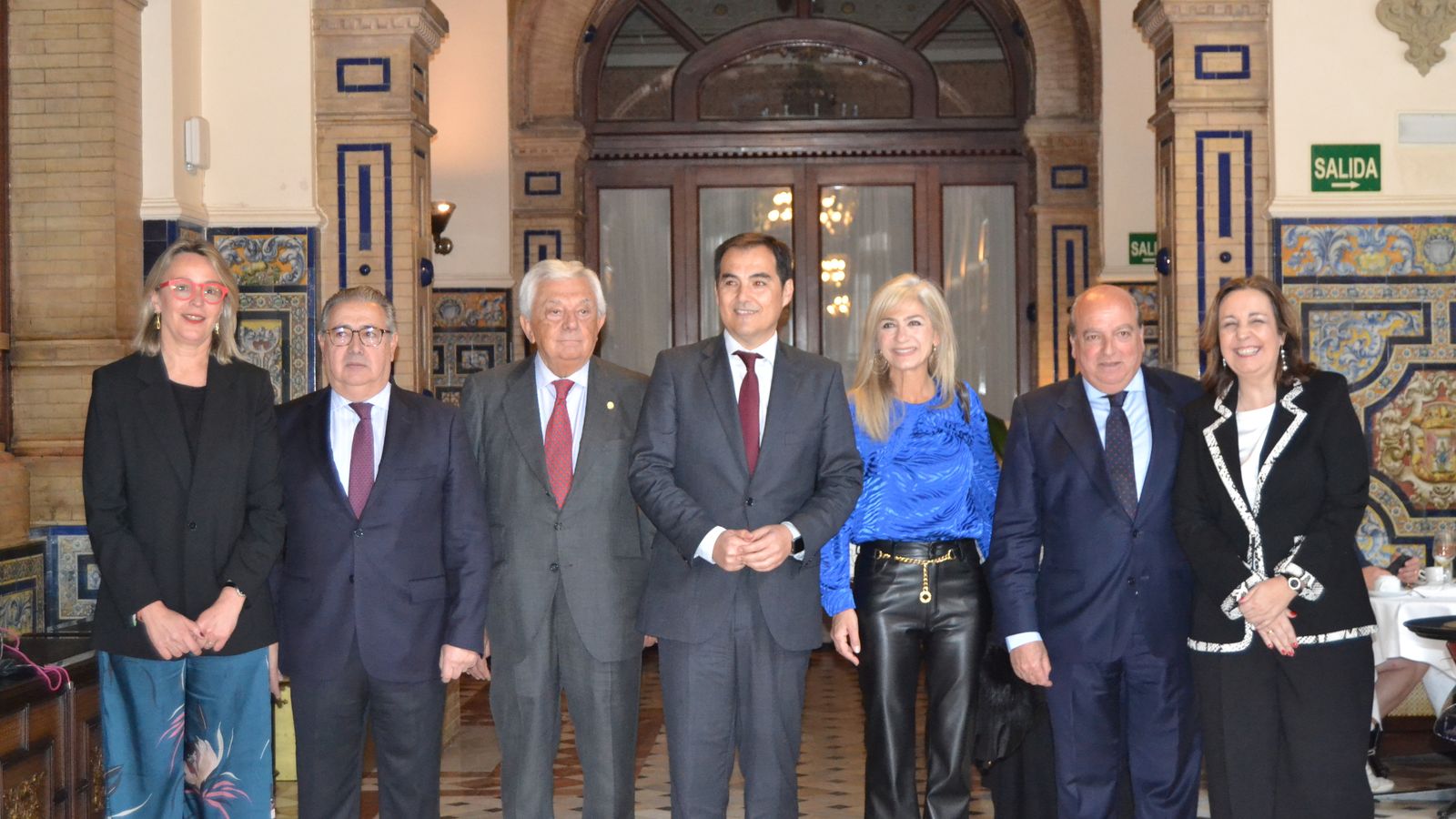 Participantes en el acto organizado por la Fundación Cámara de Comercio de Sevilla.