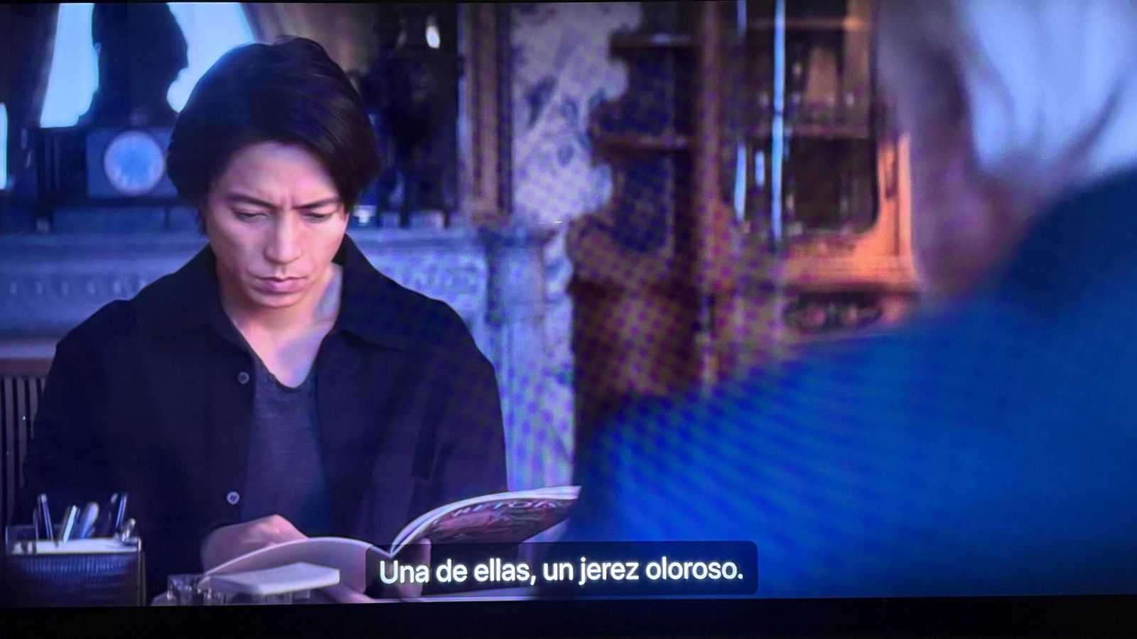 Escena rodada en la bodega La Gitana.