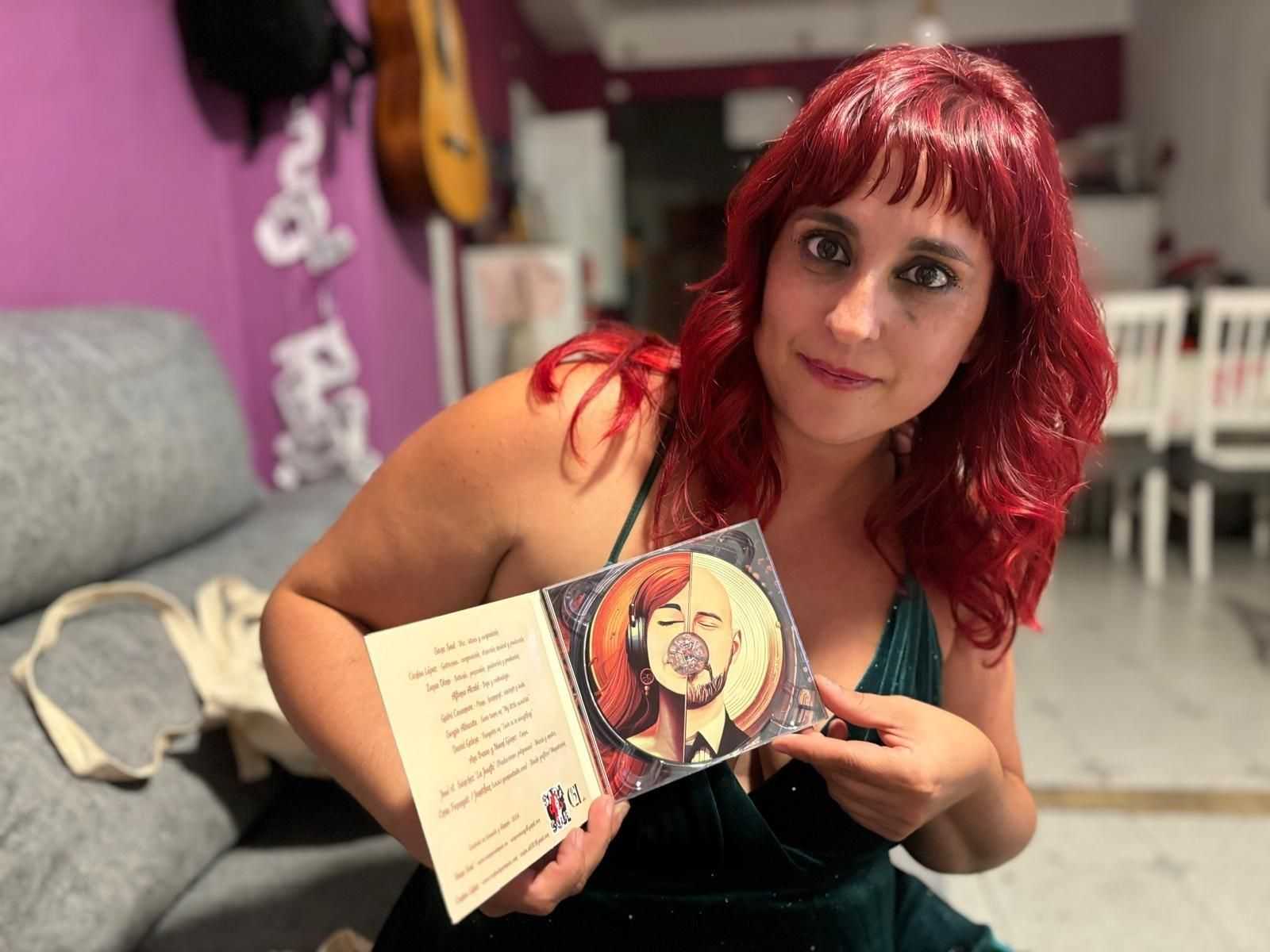 Sara Soul con su primer disco ‘First time’ que contiene ocho grandes canciones.