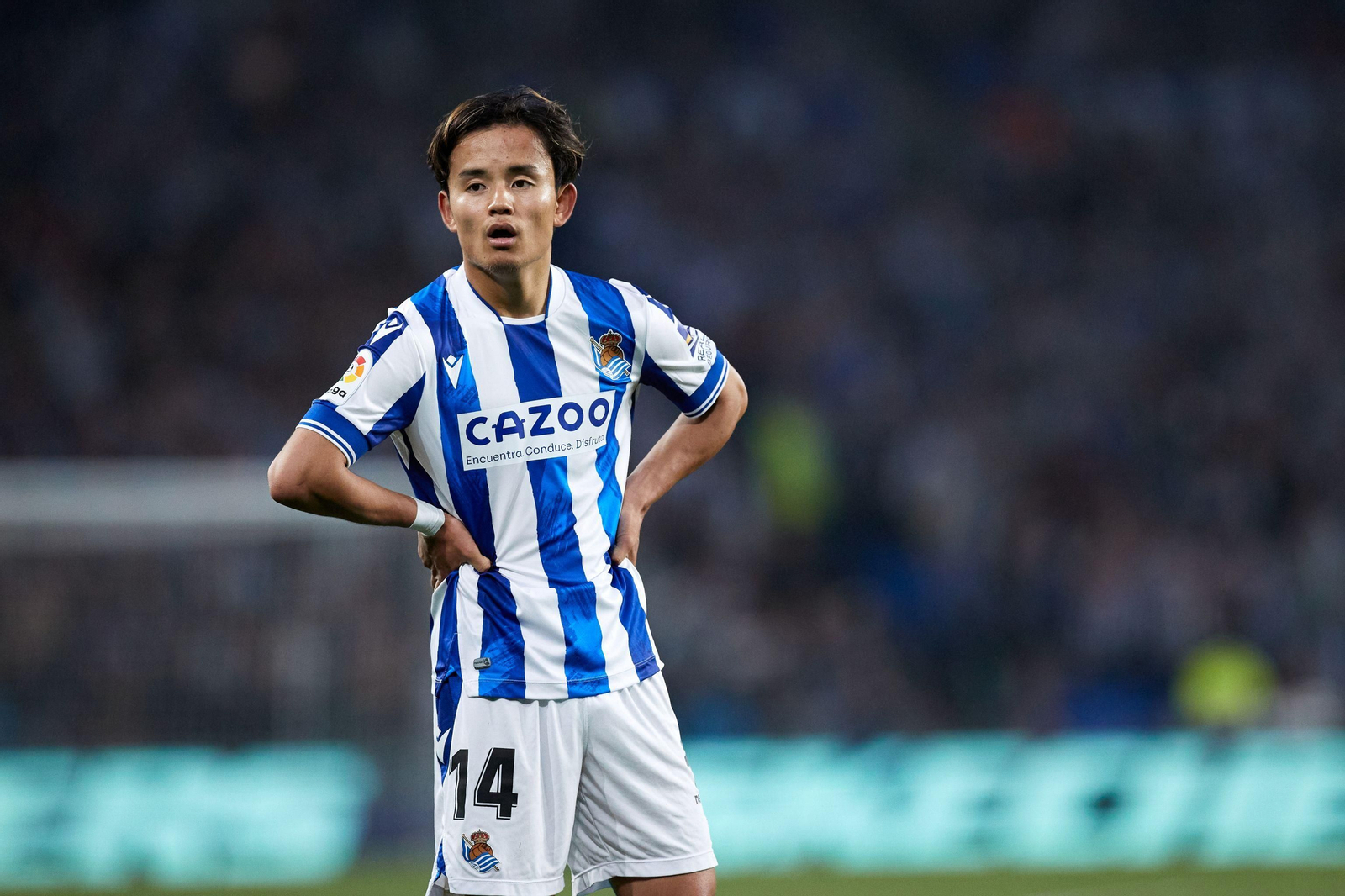 Kubo, jugador de la Real Sociedad.
