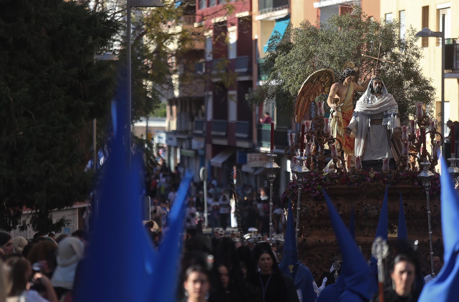 Fotos del Domingo de Ramos en Algeciras: Borriquita y Oración en el Huerto