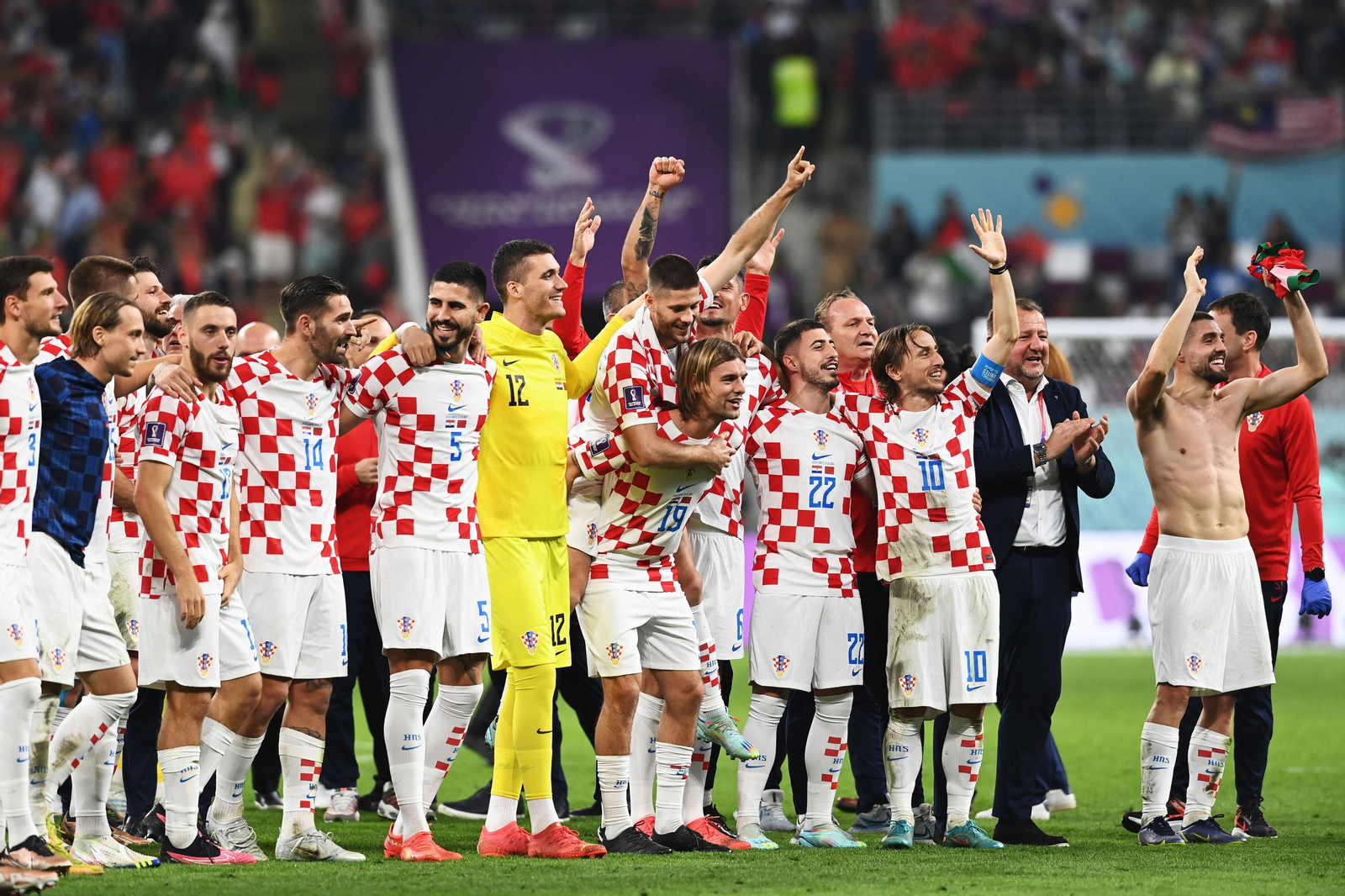 Las fotos del Croacia-Marruecos del Mundial de Qatar