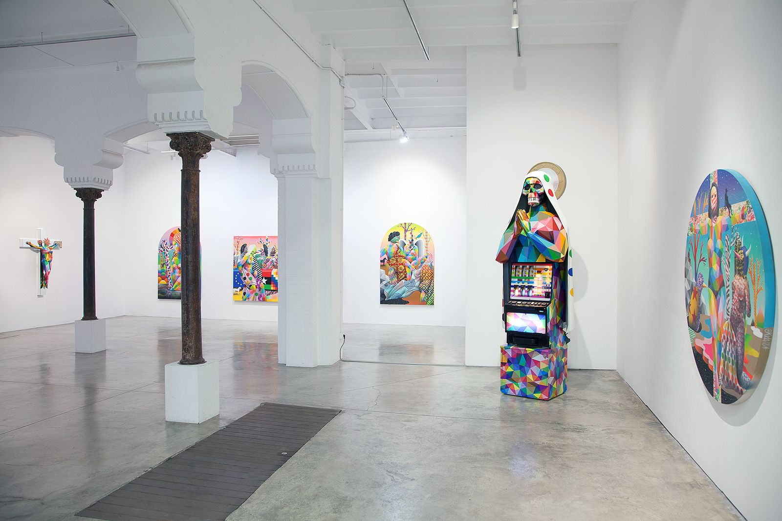 Okuda San Miguel presenta 'No religions in the sky'.