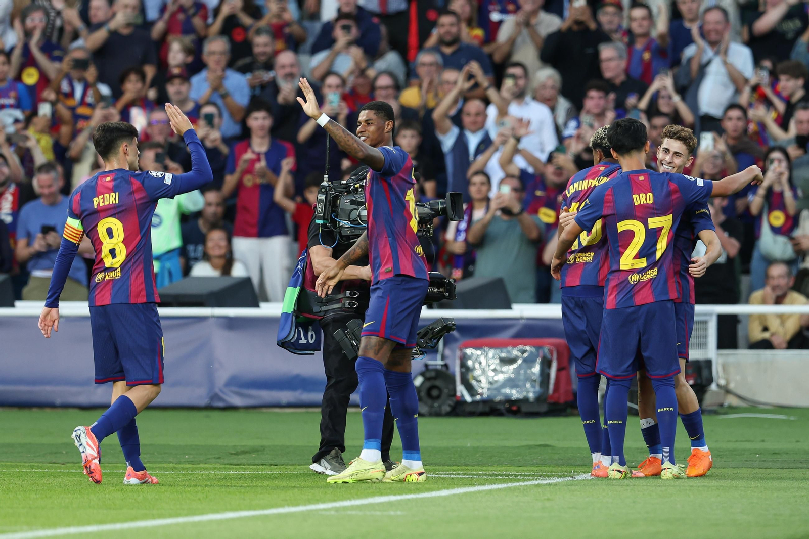 Las fotos del Barcelona-Olympiacos