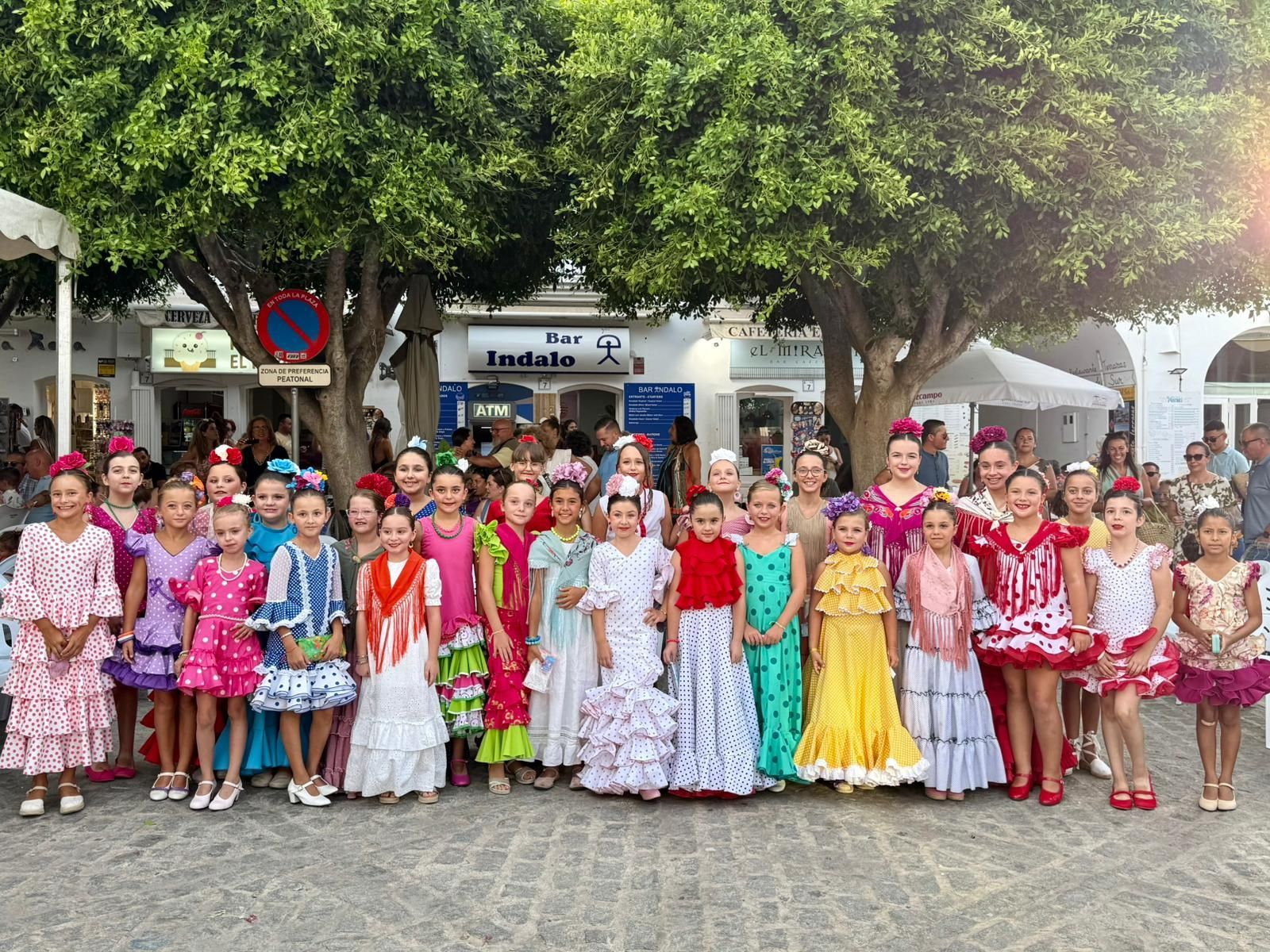 Las mejores imágenes de la Feria del Mediodía y la carrera de cintas infantiles de Mojácar