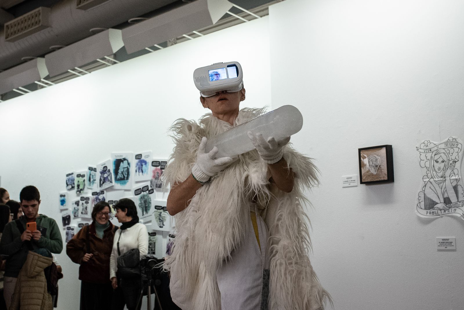 Imágenes de la inauguración de la muestra de Grafistas Onubenses