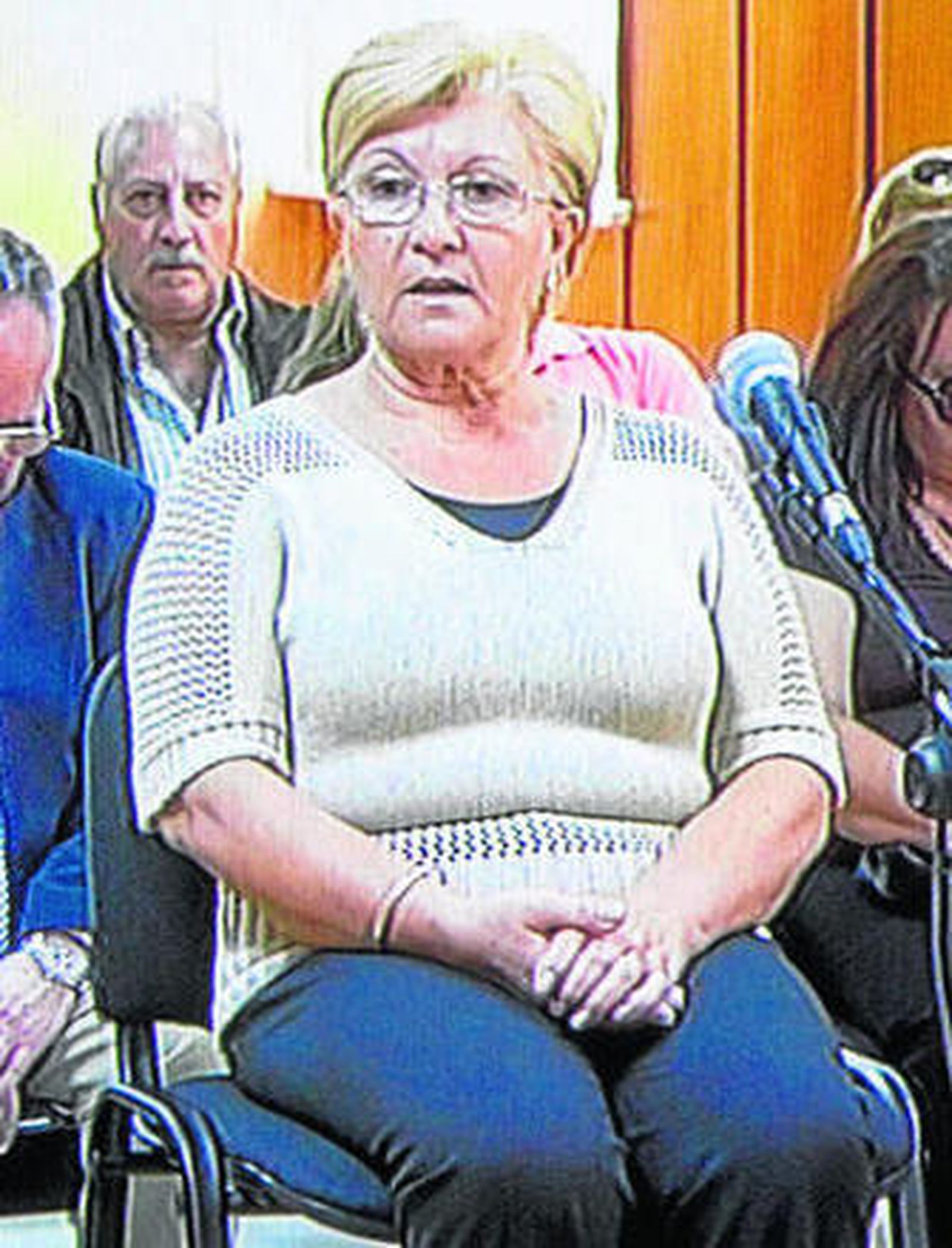 Remedios Torres, el pasado 13 de mayo, durante su declaración en el juicio.