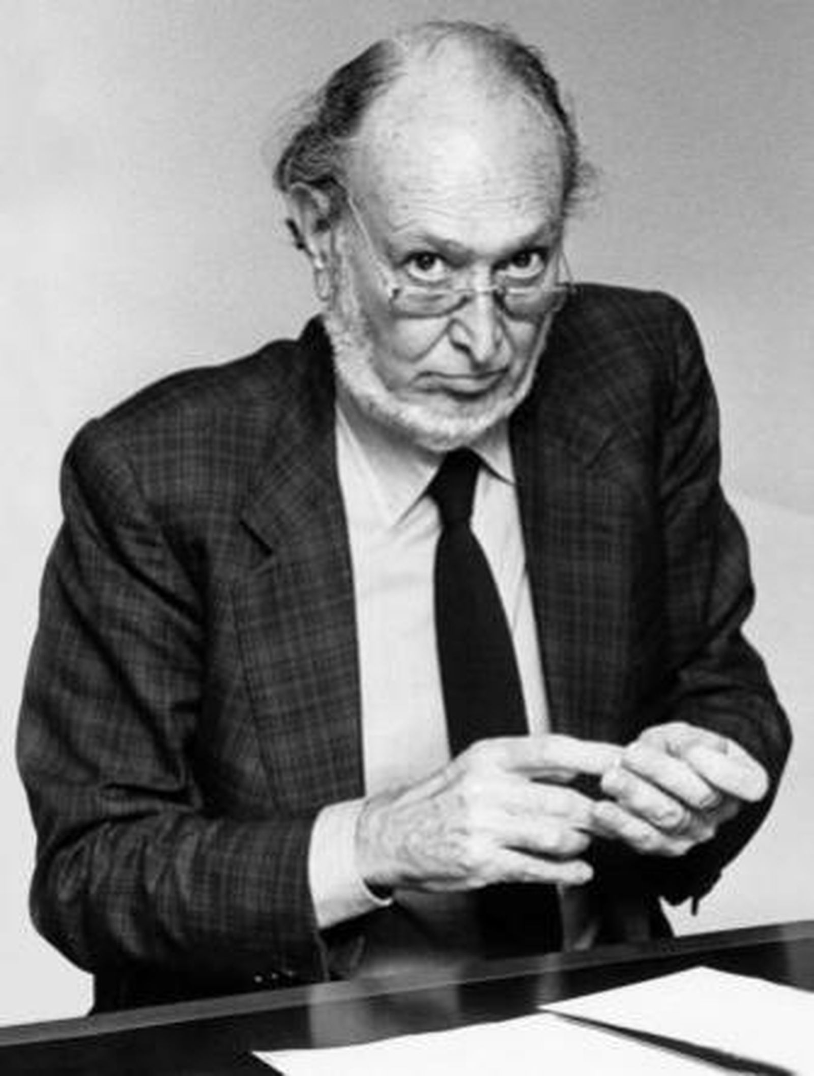 El editor y crítico Josep Maria Castellet (Barcelona, 1926).