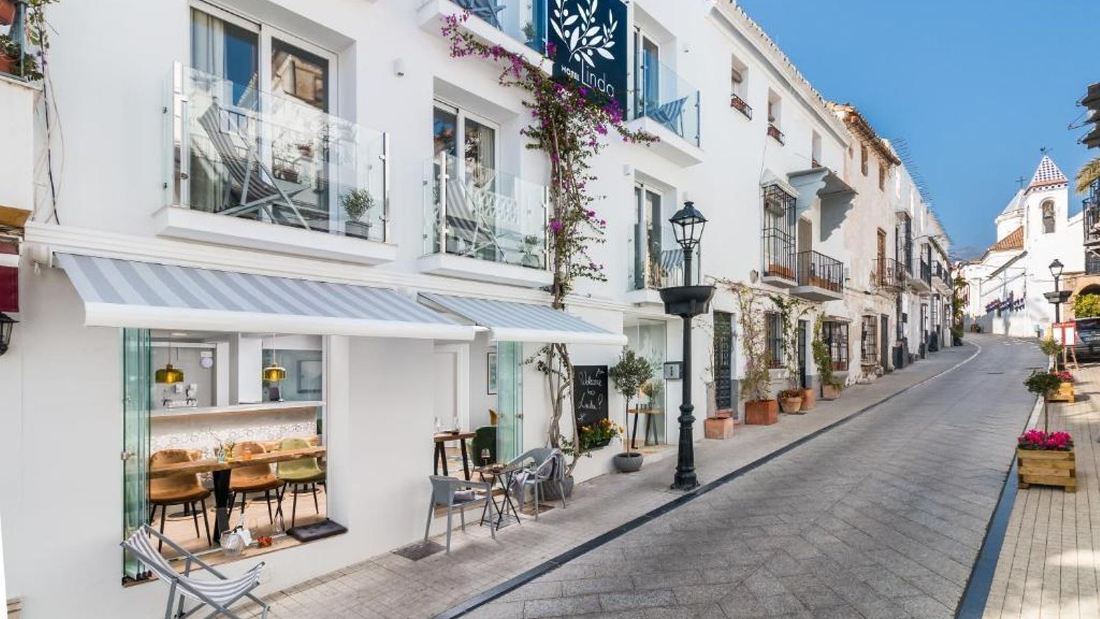 Fachada de Linda Boutique Hotel en Marbella