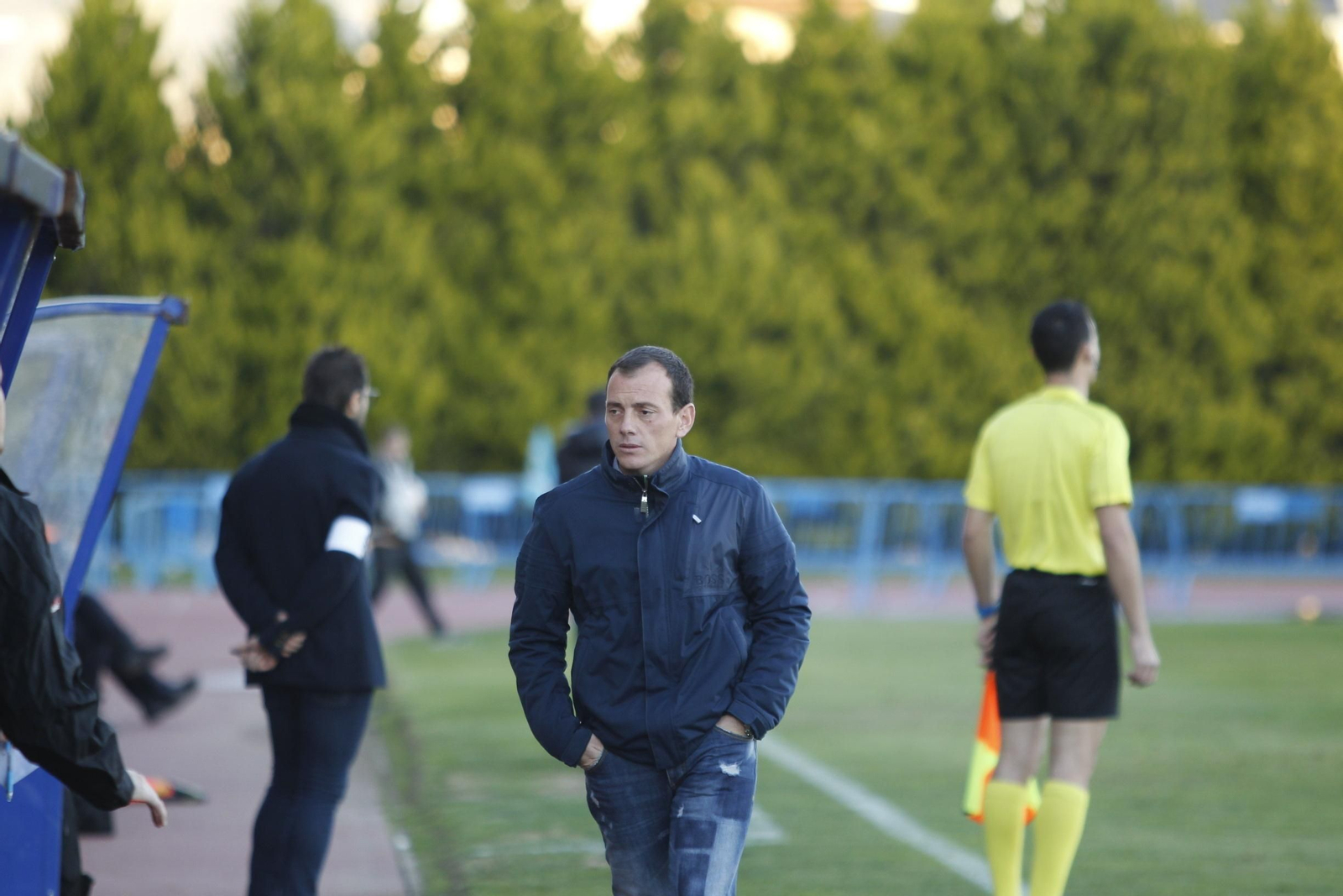 El técnico, Alberto González.
