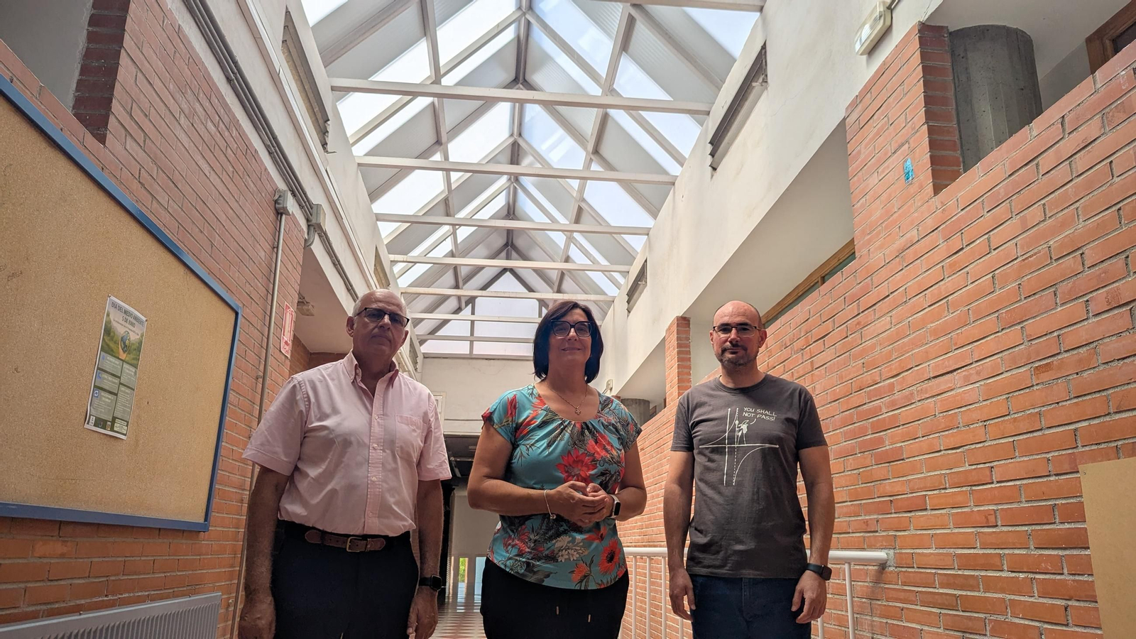 Imagen de la visita al IES Fray Luis de Granada