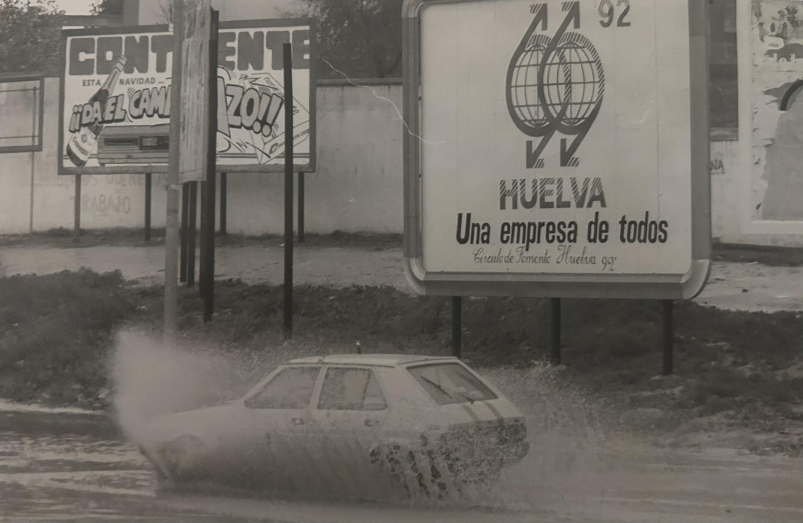 Efectos del temporal e inundaciones de enero de 1996 en Huelva.